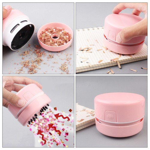 Handheld Vacuum Cleaner Multi-functional Household Desktop Dust Table Sweeper - Picture 4 of 12