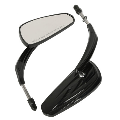 Motorcycle 8mm Rear View Mirrors For Harley Sportster XL Softail Touring Models