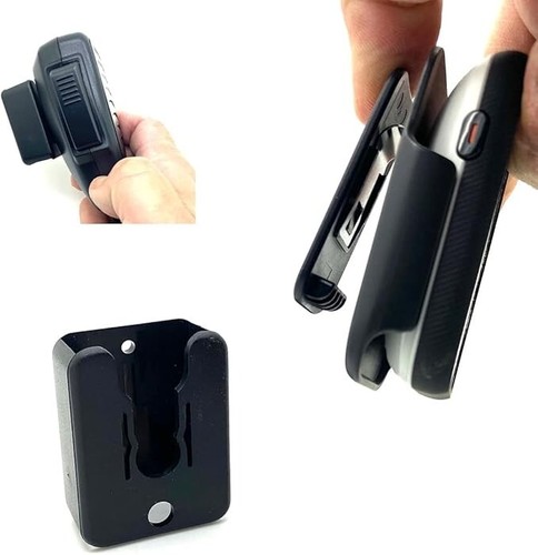 Universal Ham Cb Radio Microphone Mic Hanger Holder Mount With Adhesive Back Pre - Picture 4 of 6