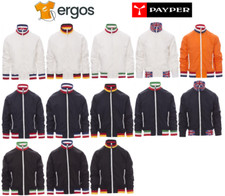 Payper UNITED Giubbino Giacca Multistagione Uomo Tricolore Bandiere Impermeabile