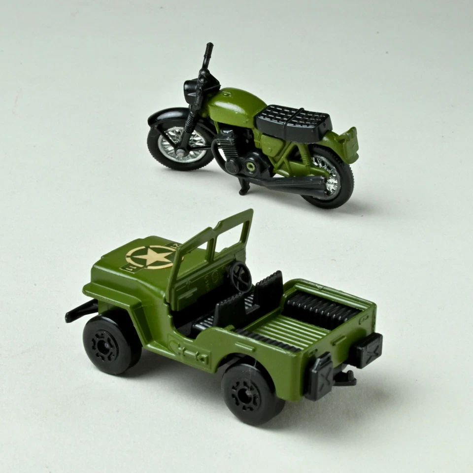 1976 Lesney Matchbox Two Pack (TP 11) – Military Jeep and Motorcycle - Image 3 of 4