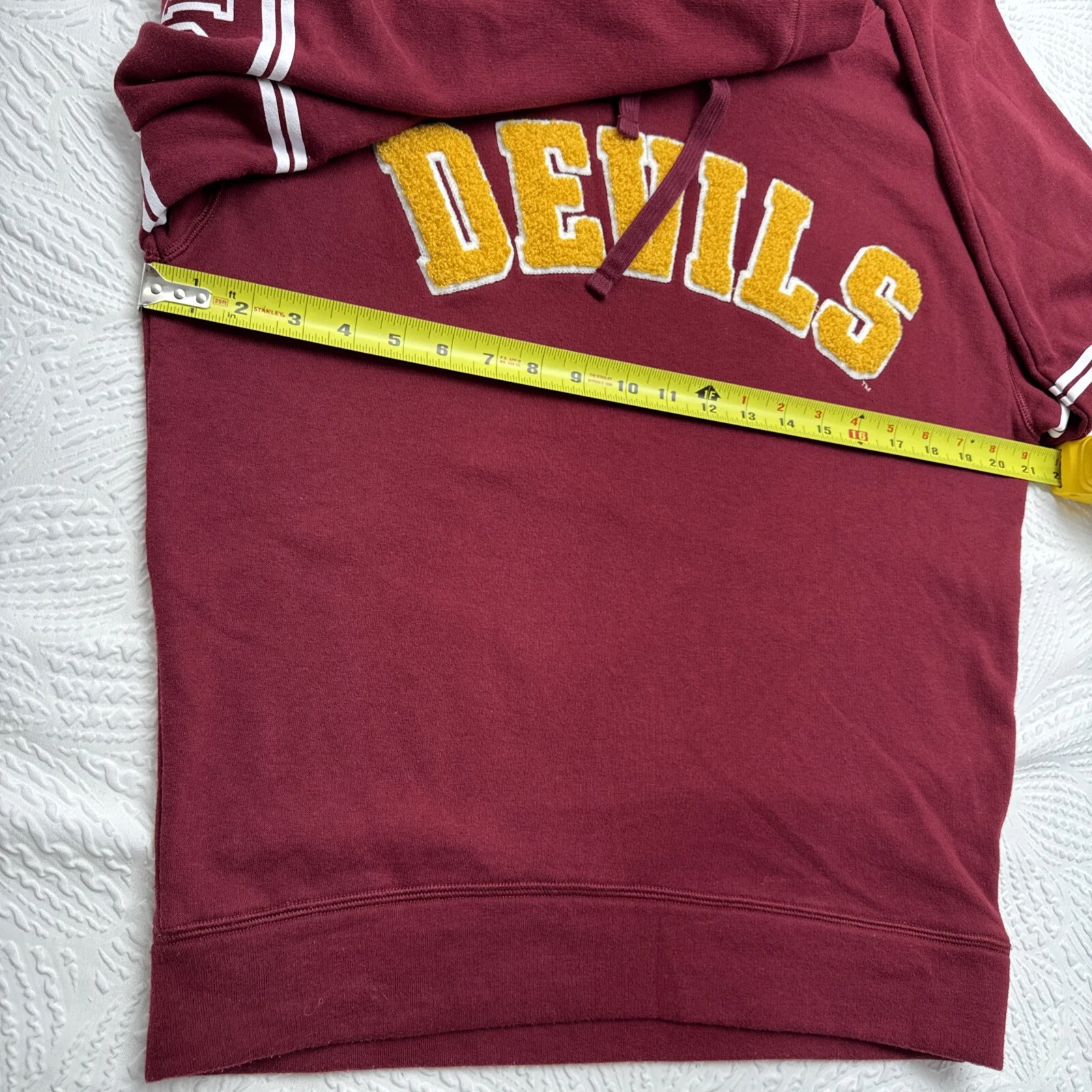 UNDERCOVER Felpa con cappuccio rosa Victoria's Secret donna logo Diavoli marrone taglia XS