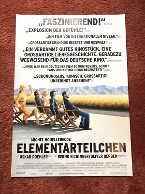 Elementarteilchen Kinoplakat Poster A1, Moritz Bleibtreu, Ulmen, Potente, Hoss 