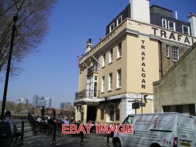 FOTO DIE TRAFALGAR TAVERNE PUB GREENWICH PARK ROW GREENWICH LONDON SE10 9 NEU MIT ETIKETT