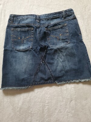 Mudd Denim Mini Skirt size 15 Women's cotton UK
