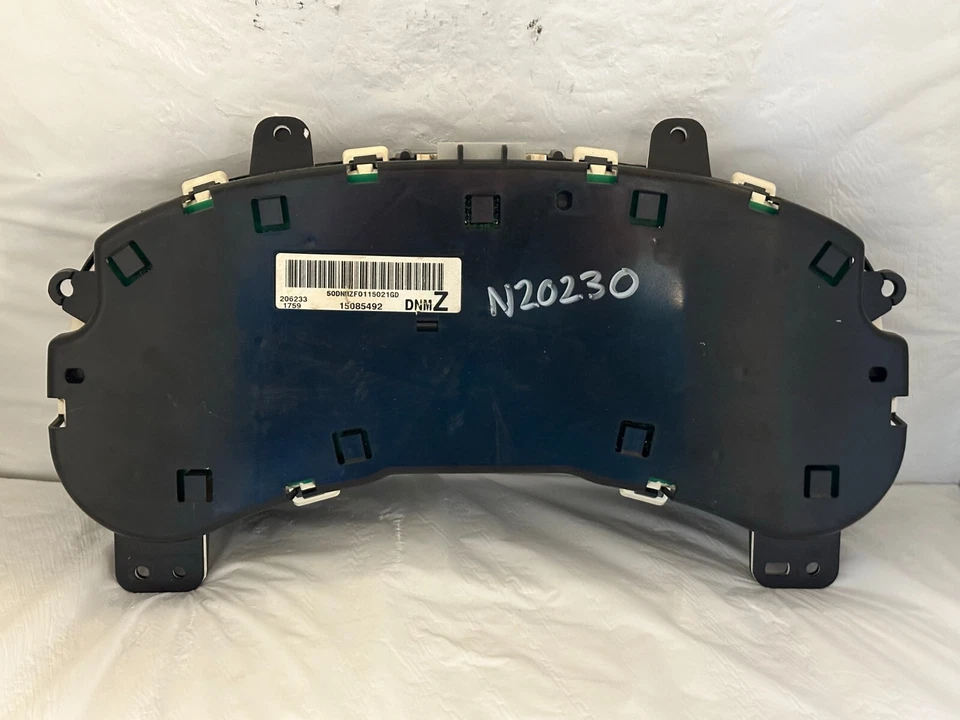 Cuadro de instrumentos velocímetro panel de instrumentos 02 Chevy Trailblazer EXT 158.412 millas Foto 2 de 3