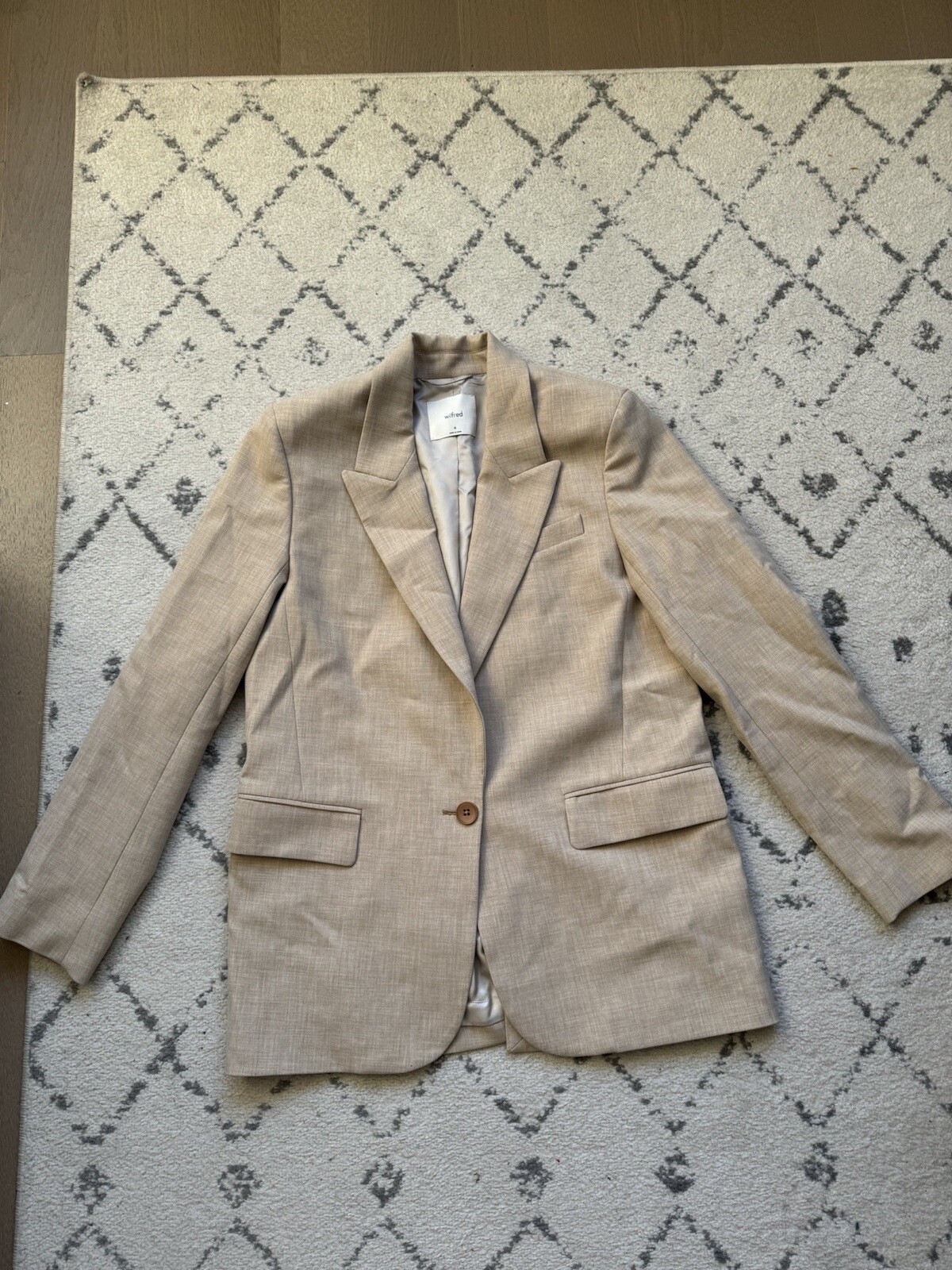Wilfred Aritzia Relaxed Single Button Blazer Size… - image 5