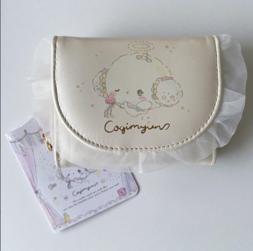 Sanrio Cogimyun Wallet Angel's Oyugikai Tri-fold type from Japan 2024