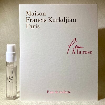 Maison Francis Kurkdjian L'Eau A La Rose Eau de Toilette Sample Spray .06oz, 2ml