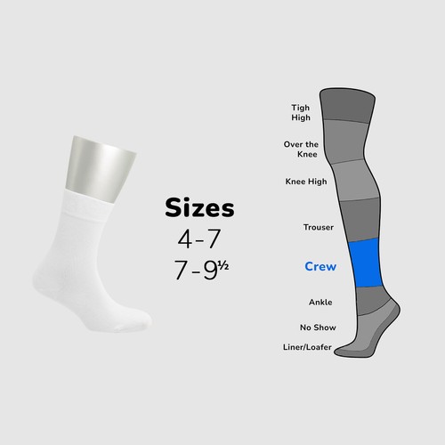 Cosyfeel® Women Crew Dress Socks 4-Pack Cotton Material Durable Seamless Toe - Picture 46 of 80