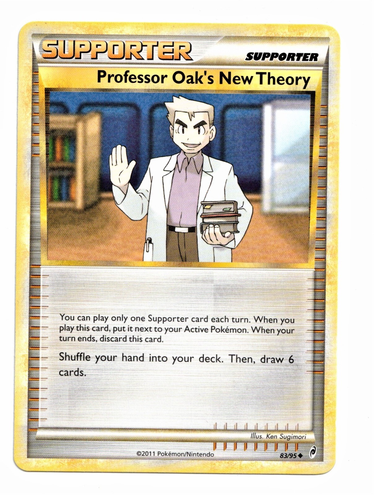 Pokemon Card: Professor Oak's New Theory 83/95 Supporter Call of Legends Set! NM