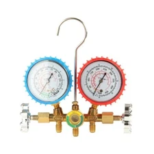 Everwell Manifold Gauge Set with Hoses for R410a, R22, R404a, R507a. 800 PSI