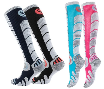 2 Paar Ski & Snowboard Socken Kniestrümpfe Skistrümpfe - Stark Soul