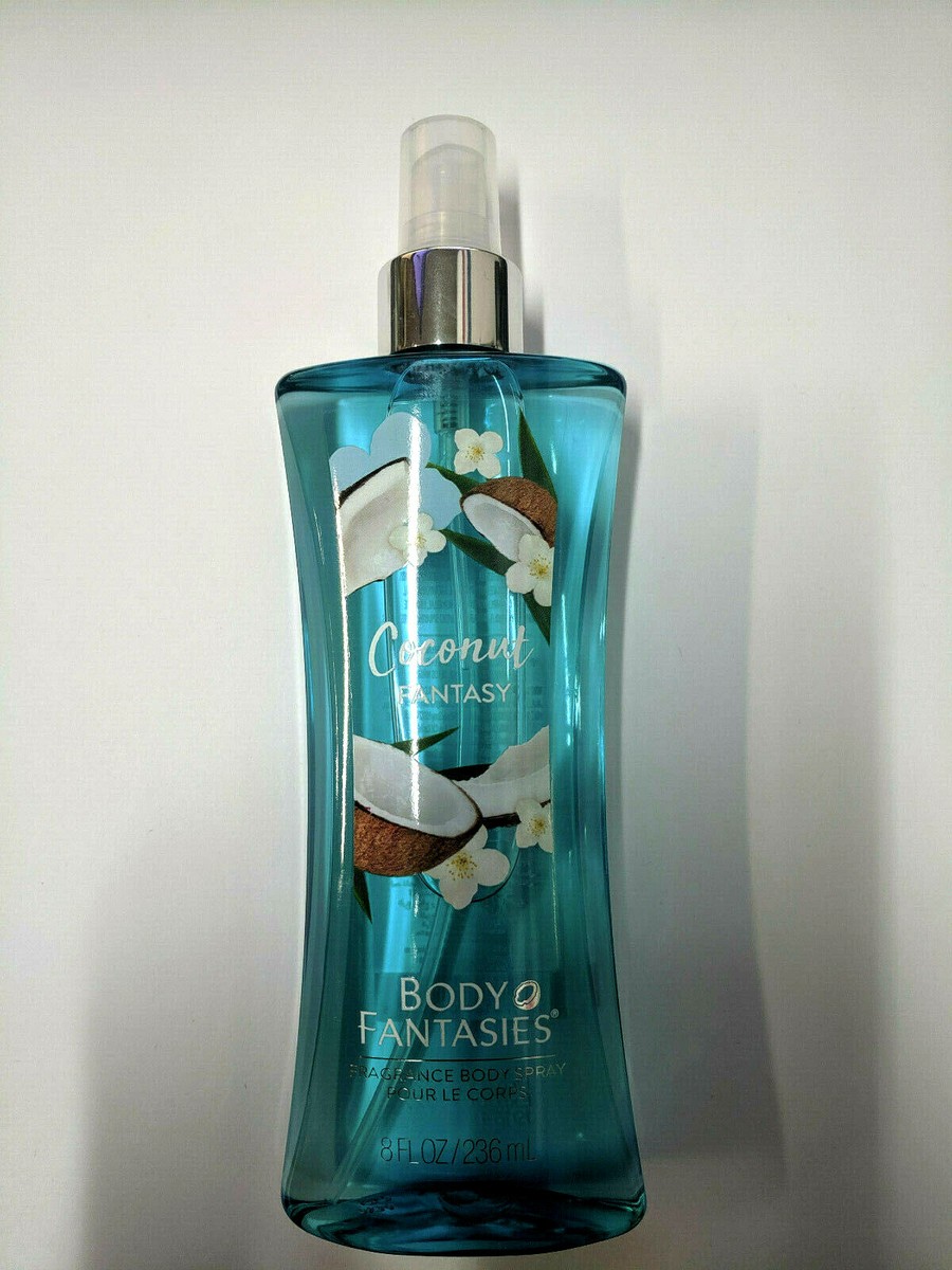 Body Fantasies Signature Coconut Fantasy 8 oz Body Spray for Women 