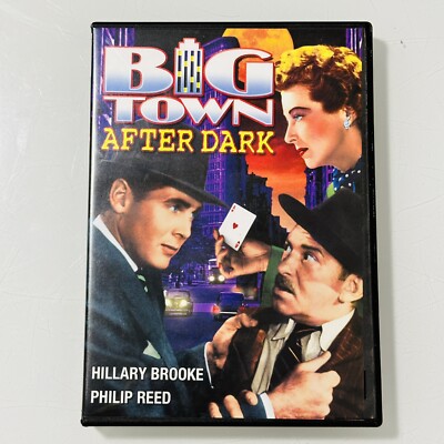 Big Town After Dark, B&W, 1947 (DVD, 2005) Film Noir, Hillary Brooke