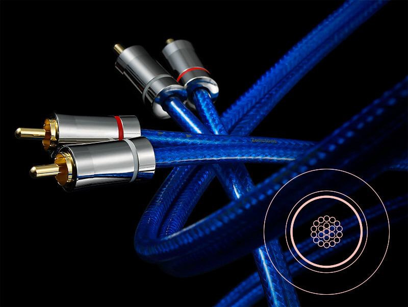 メロス　Zonotone AC-1001α-3.0M② ZONOTONE GRANSTER AC1001 RCA2.0 [RCA cable entry class pair