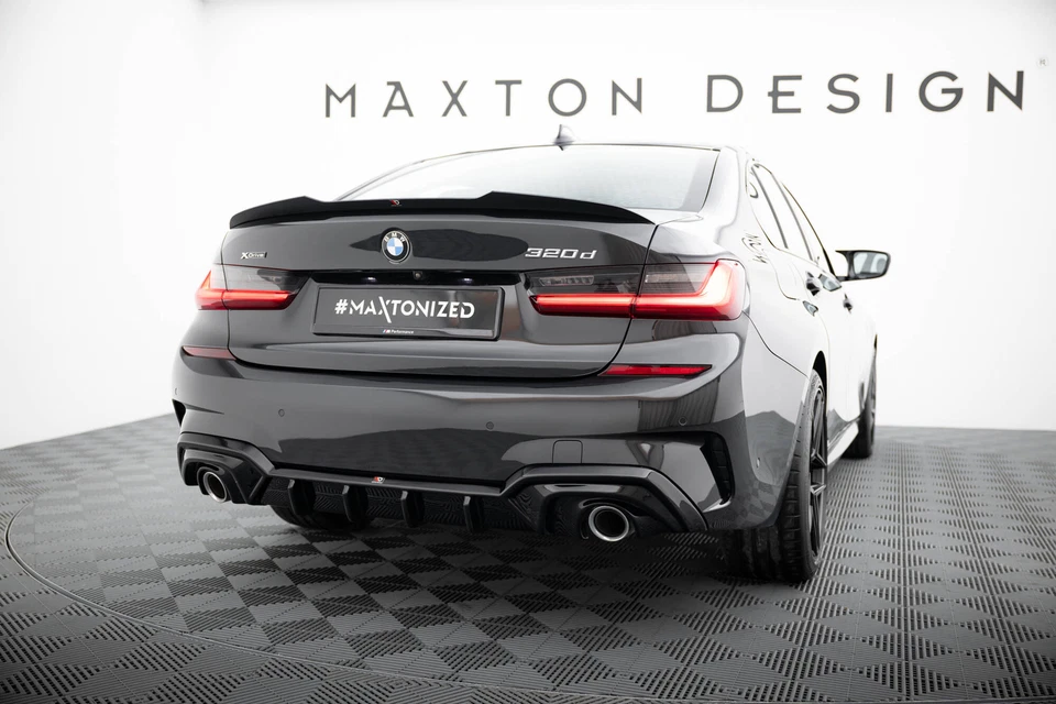 Heckdiffusor für BMW 3er M-Paket G20 / G21 Heckansatz Glanz Maxton Design + ABE - Bild 3 von 4