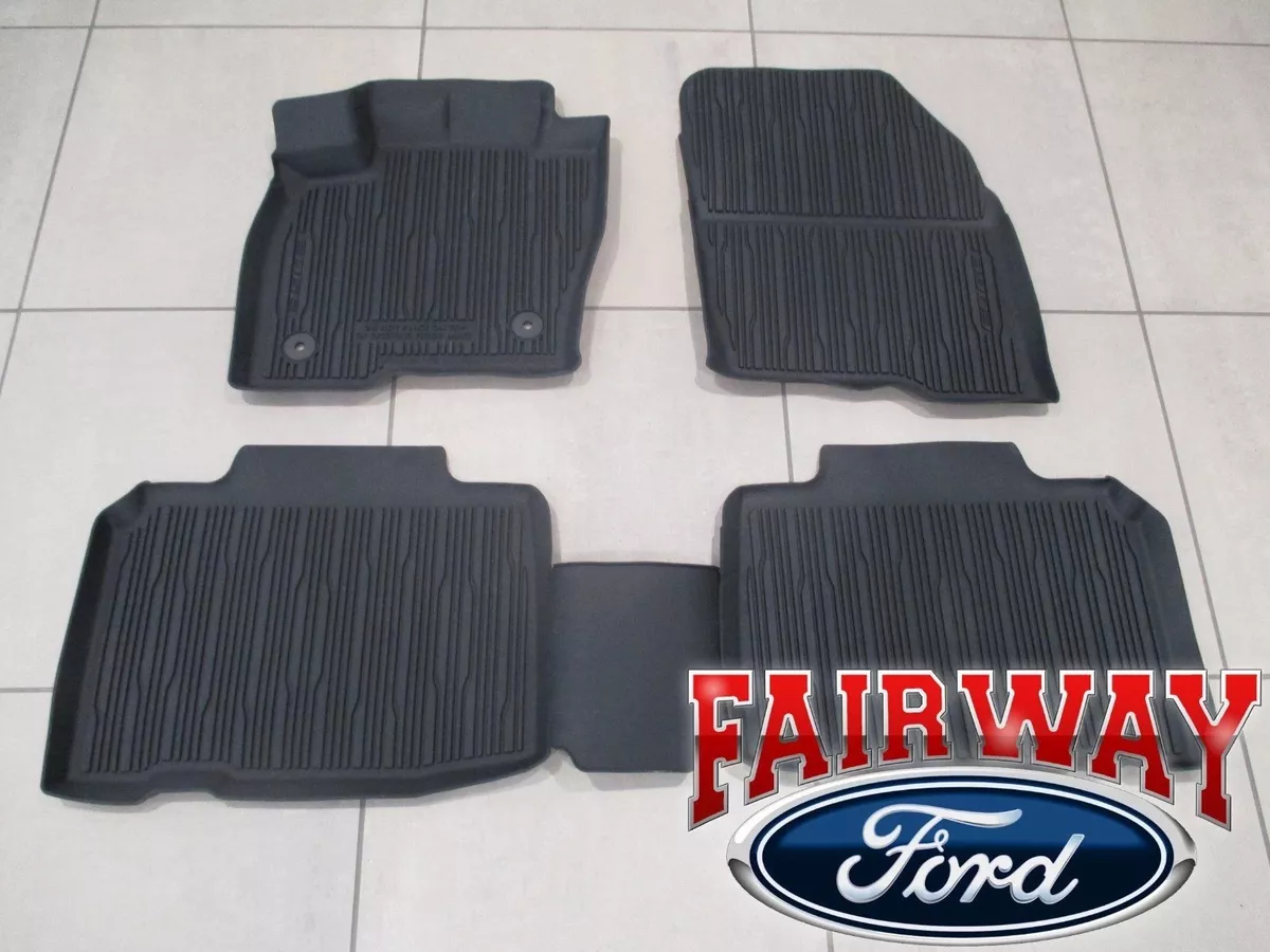 16 thru 24 Edge OEM Genuine Ford Tray Style Molded Black Floor Mat