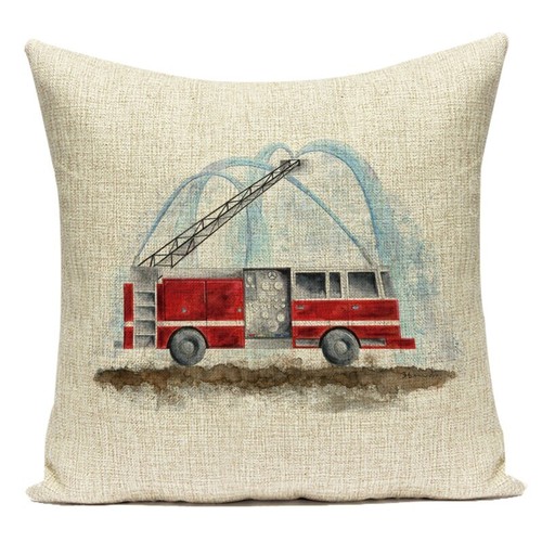 Animal Elephant Hot Air Balloon Cushion Cover Engineering Vehicle Pillow Case - Picture 42 of 56