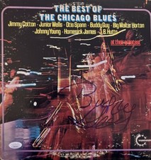 BUDDY GUY SIGNED LP JSA COA THE BEST OF THE CHICAGO BLUES BECKETT PSA/DNA  AUTO