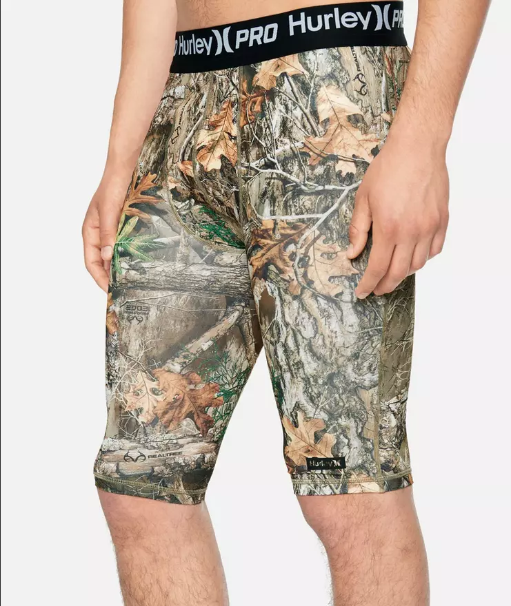 Hurley Pro Max Realtree Men Short 20 Base Layer Nike Dri Fit Camo CU8903