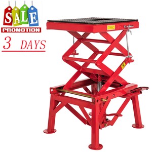 Details About 300lb Motorcycle Lifter Heavy Duty Hydraulic Scissor Motor Bike Atv Jack Lift