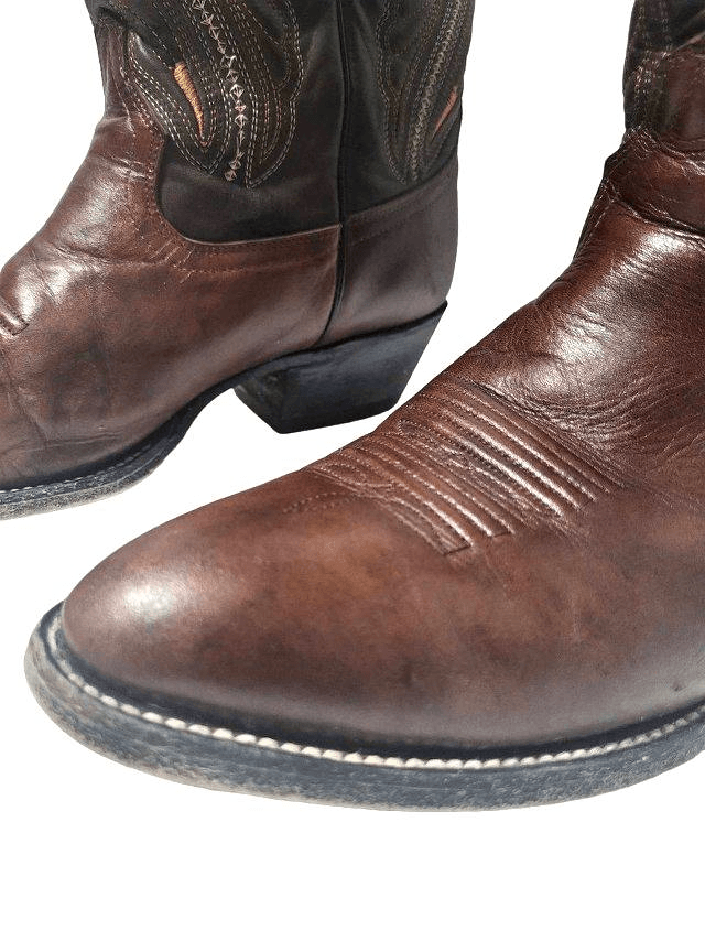 Calexico Tu Estilo Vaquero Brown Leather Mens Cowboy Boots  display picture 1