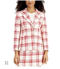 Marella Ladies Derris Basketweave Blazer Sz 14 Nwt