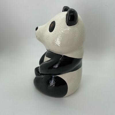 置物 panda5panda Vintage Mann Ceramic Panda Bear Made in Japan Porcelain Ceramic | eBay