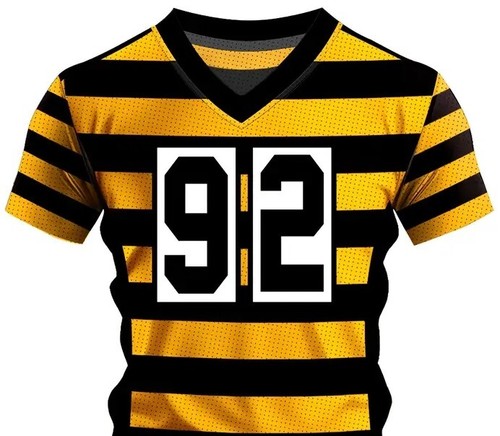 PITTSBURGH STEELERS #92 James Harrison Stitched Striped Football Jersey Mens XL - Picture 3 of 7