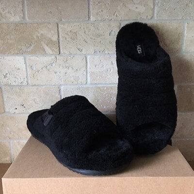 UGG All-Gender Fluff You Slide Slipper Sandals UGG ALL GENDER FLUFF YOU SAMBA RED SLIDE SLIPPERS SHOE MEN  main image 3