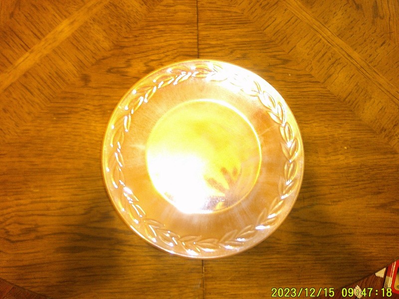 9-Inch Fire King Orange Eaves of Wheat Dinner Plate