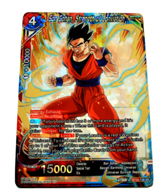 Dragonball Karte Son Gohan, Strength of Conviction BT20-138 SR Power Absorbed
