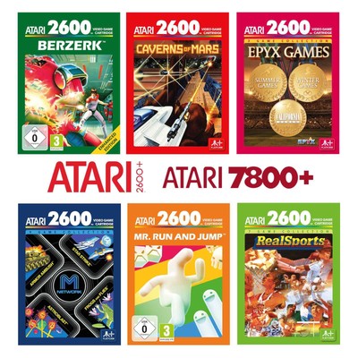 Atari 2600+ 2600 7800 7800+ Videospiele zur Auswahl NEU&OVP