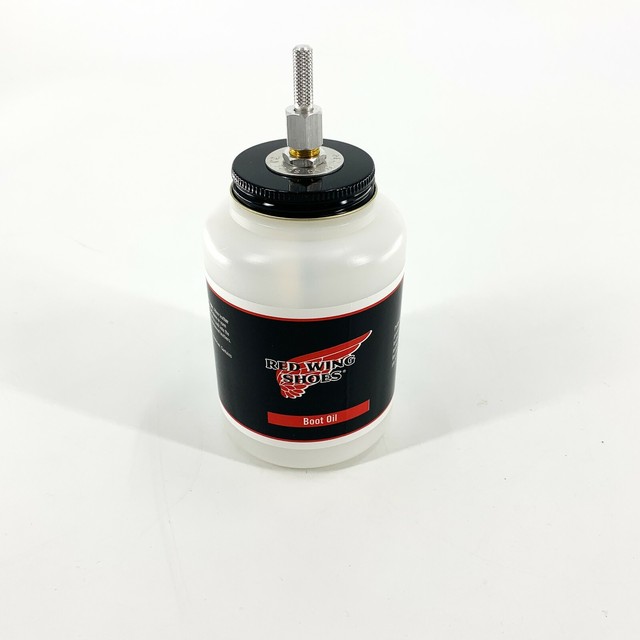 red wing boot oil with brush