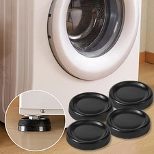 Anti Vibration Feet Machine Parts Rubber Washing Black Kitchen No Scratches