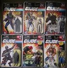 HASBRO [2007] GI Joe 3.75" 25th Anniversary 3 Foil 3 Reg Carded - 6 Figure Lot!