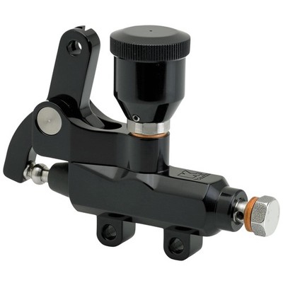 Kustom Tech Black Wire / Cable Operated Master Cylinder With Reservoir