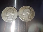 Vintage 1957 & 1959 Washington Silver Quarters - 90% Silver Lot D