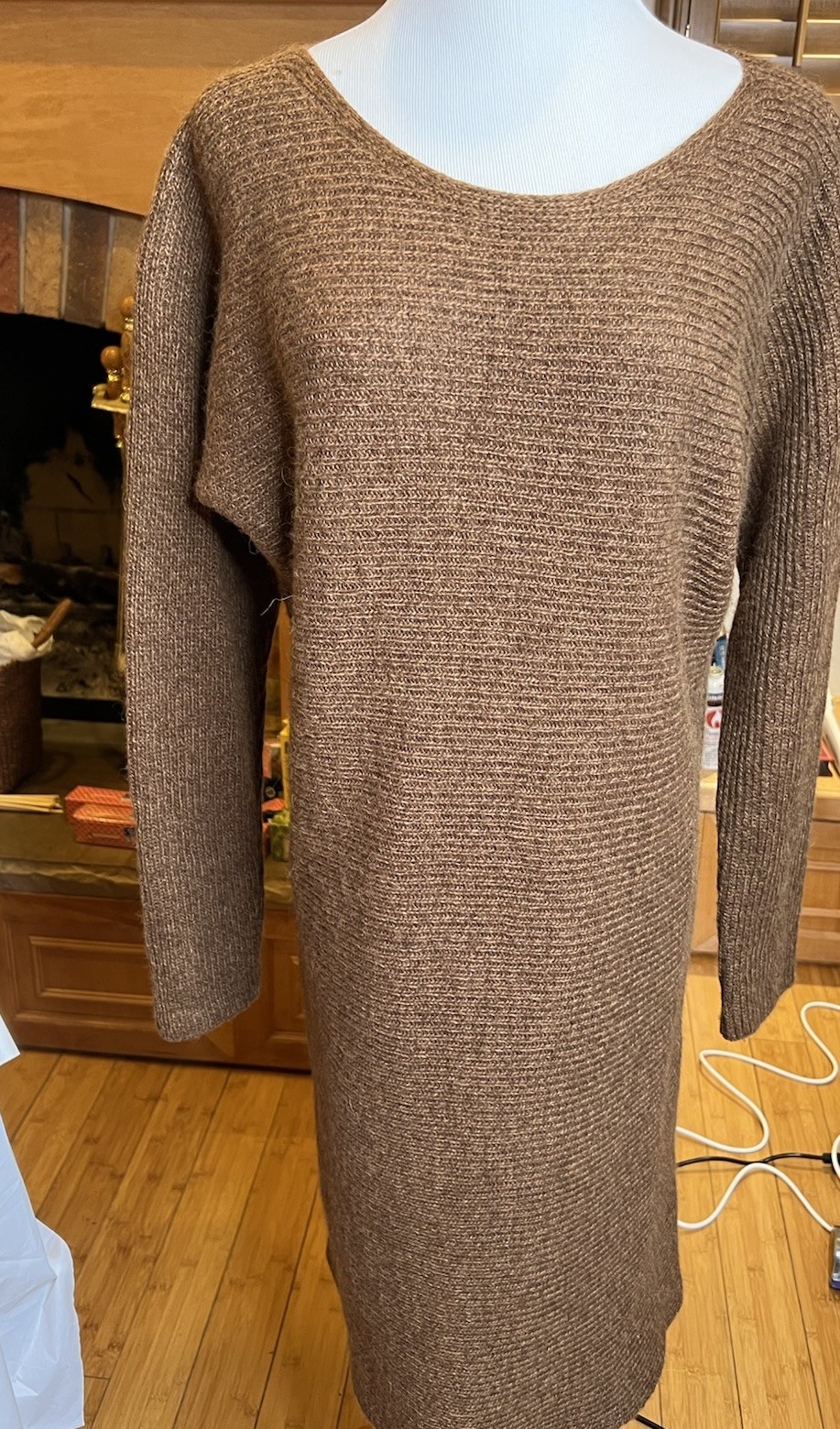 Peruvian Connection Alpaca Wool Mini Sweater Dres… - image 1