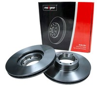 2X Maxgear Bremsschebeiben 280Mm BelÜFtet Vorne Passend FÜR Opel Movano Renault