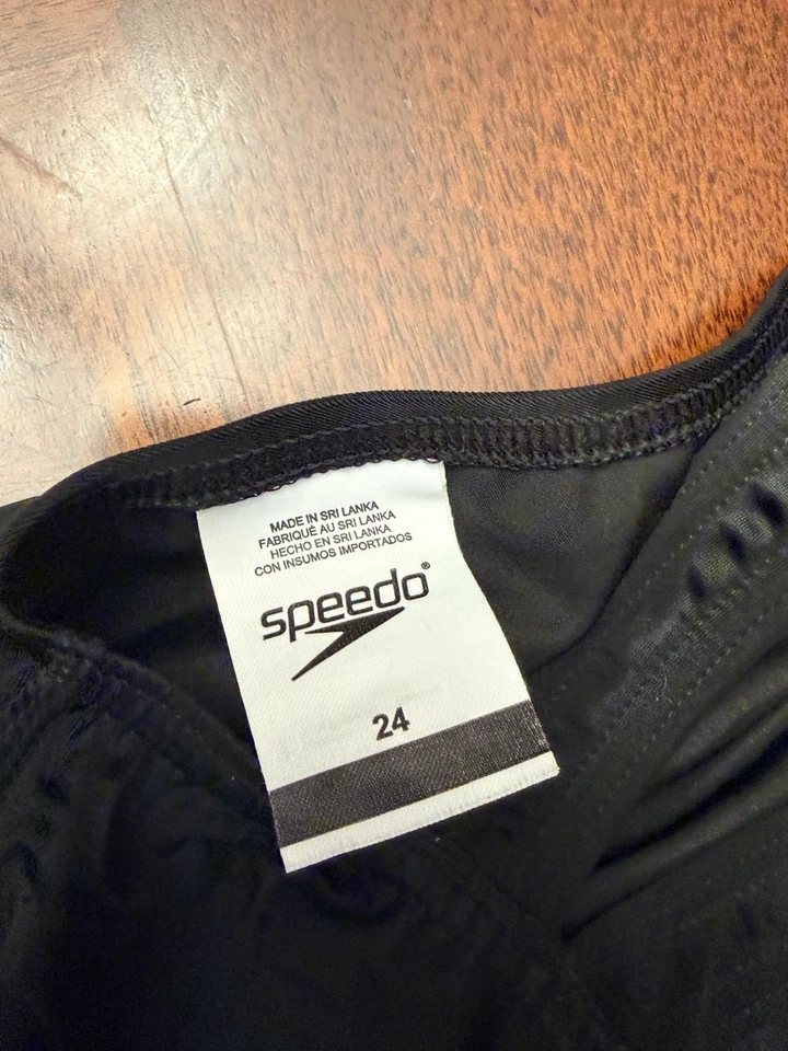 Speedo Women's Aquablade Recordbreaker Swimsuit worn 3 meets size 24 *READ* - Image 4 of 4