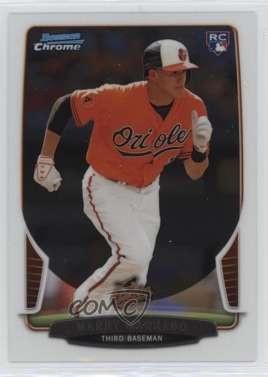 2013 Bowman Draft Chrome Manny Machado #4 Rookie RC