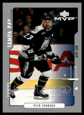2000-01 Upper Deck MVP First Star Petr Svoboda 23/25 Lightning #164 *Noles2148*
