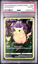 Pokémon TCG Celebrations Pikachu Holo Rare Card 005/025 Near Mint PSA 8