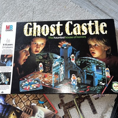 Vintage GEISTERSCHLOSS Das Spukhaus des Grauens MB Spiel 1985. Siehe Beschreibung 