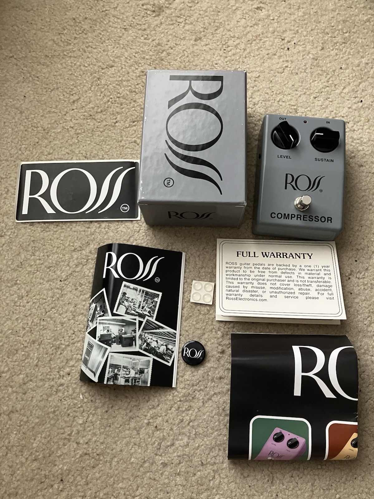 Ross JHS Compressor Guitar Pedal