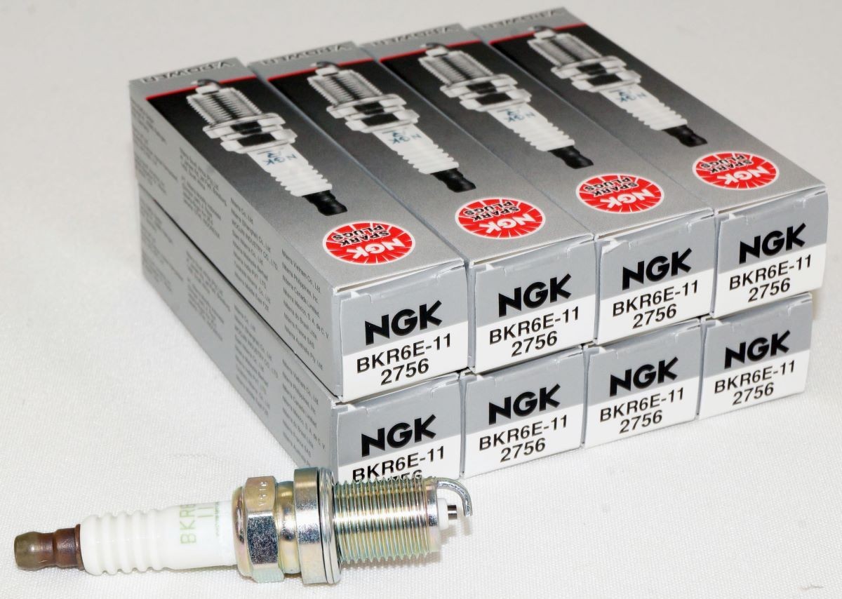 8 Pack Genuine NGK 2756 V-Power Spark Plugs BKR6E11 for Toyota Jaguar Land Rover