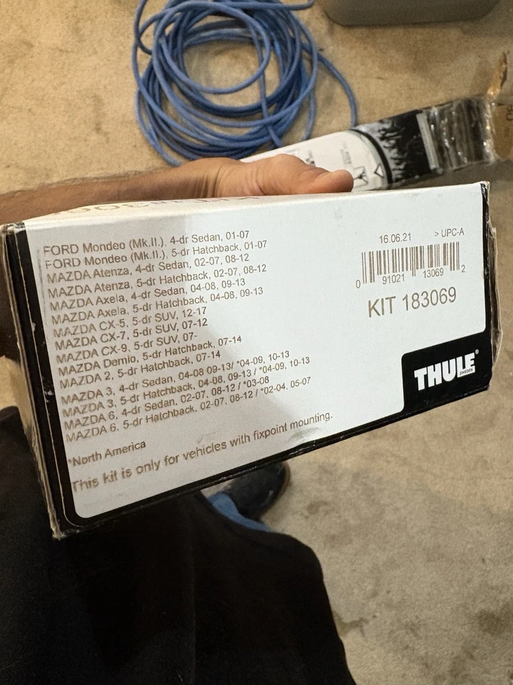 Mazda Complete Built In THULE ROOF RACK SYSTEM Mazdaspeed Cx5 Cx7 Cx9 3 6 Rails - Image 3 of 3