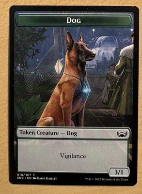 MTG DOG  Full Art PROMO Card, Streets Of New Capenna, Friday Night MAGIC